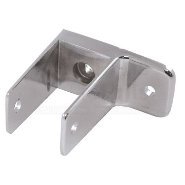Partition One Ear Bracket Chrome Plated For 1" X 1-1/2"X  2-1/2"L