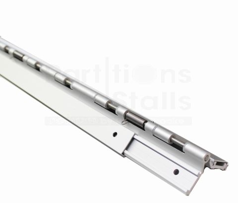 Partition Door Piano Hinge W/Cover lh in/rh out 54" aluminum anodized