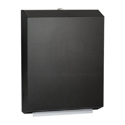 ASI Matte Black Paper Towel Dispenser Multi/C-Fold