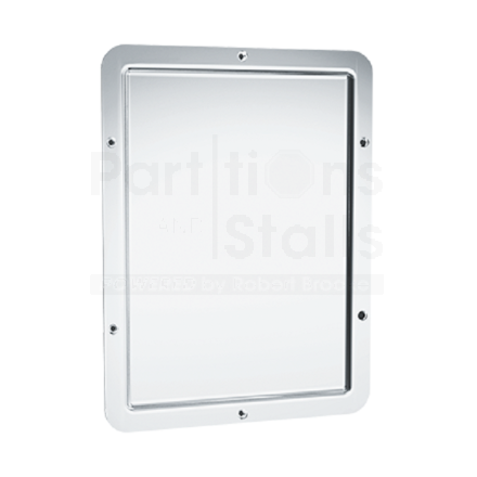 ASI Security Mirror SS, Single, #8, 12x16 Front Mount