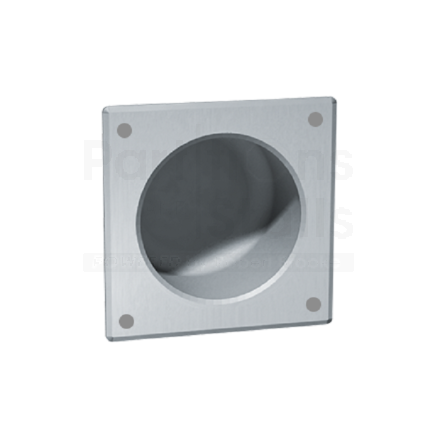 ASI Recessed Security Toilet Tissue Holder, Square, Front Mount