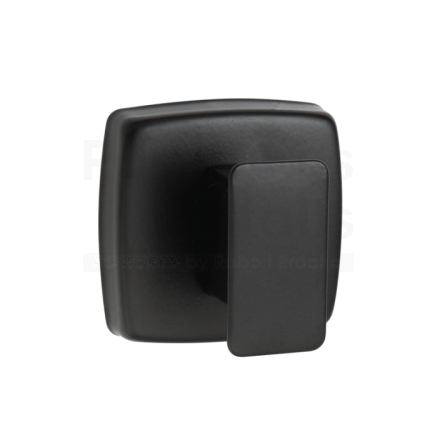 ASI Matte Black Single Robe Hook