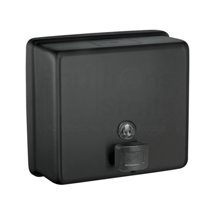 ASI Matte Black Liquid Soap Dispenser 48oz