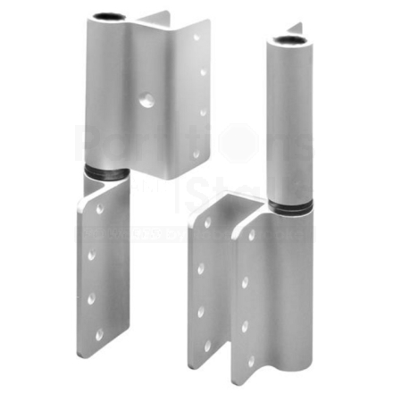 8" Half Flat Surface & Half Wrap Hinge Set