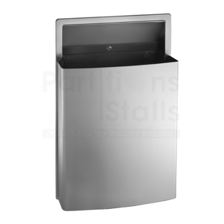 ASI Roval Semi Recessed Removable Waste Receptacle