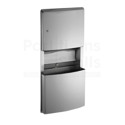 ASI Roval Paper Towel Dispenser & Removable Waste Receptacle