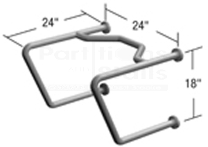 Ada Toilet Grab Bar Wall Mount