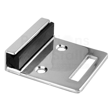 Partition Keeper Bumper Inswing Flat Stop Chrome Plated