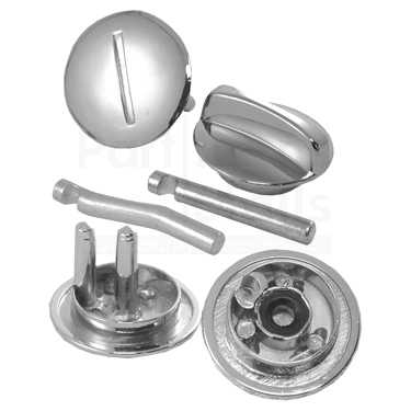 General Toilet Partitions Latch Knob, Cover & Pin