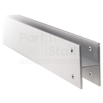 Partition Continuous "H" Bracket For 1" X 1" X 54",1" Panel To 1"