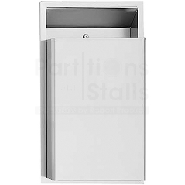Stainless Steel Waste Receptacle Surface Mount