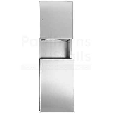 Stainless Steel Multi Fold Towel/Waste Receptacle Recess