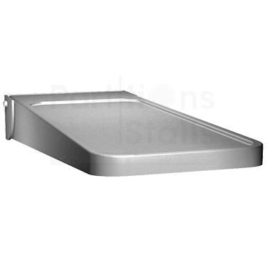 Stainless Steel Folding Utility Shelf 14-5/8"X5-13/16"