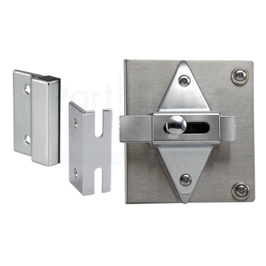Concealed Latch Fix it Kit, Inswing For Round Edge Cast SS