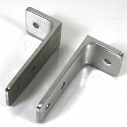 Urinal Screen Bracket Cast SS, Any Thickness, 1-1/2" x 3-1/2"