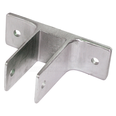 Partition Two Ear Bracket Cast SS For 7/8" Panel 1-1/2" x 2-1/2"