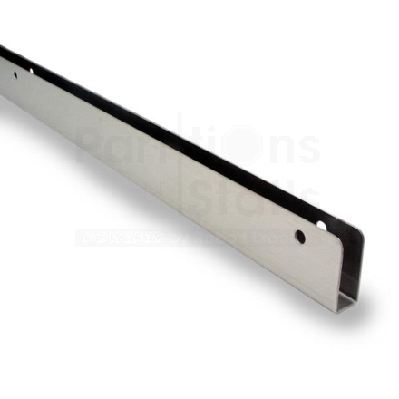 Continuous Stainless Steel U Bracket 71", 1/2"x1-1/2"