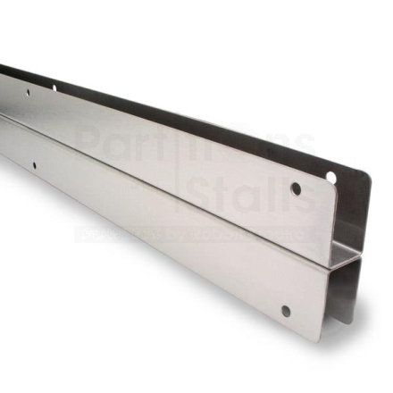 Continuous Stainless Steel "H" Bracket 71", 1"x3-1/2"
