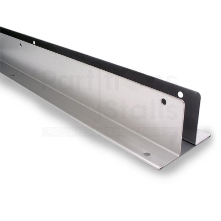 Continuous Stainless Steel Two Ear Bracket 71", 7/8"x2-1/2"