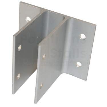 Toilet Partition Bracket Two Ear Aluminum