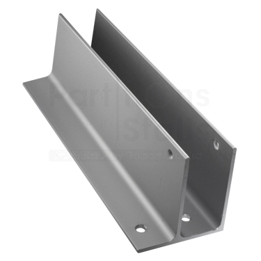 Continuous One Ear Bracket Aluminum 1" Panel, 2-3/4" X 54"