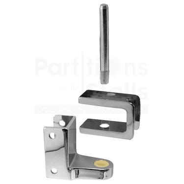 Top Hinge Assembly Cast SS For Sq Edge, 7/8" Door, 1-1/4" Pilaster