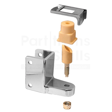 Partition Bottom Hinge Assembly For 1" Door, 1-1/4" Post