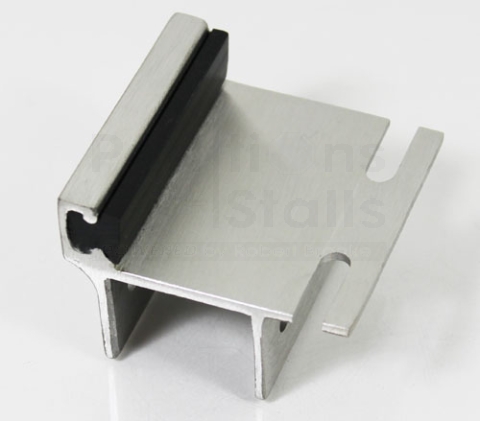 Partition Keeper Bumper Cast SS Inswing 1-1/4" Sq Edge