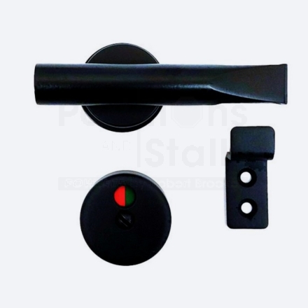Black Stainless Steel Occupancy Indicator Latch Handle