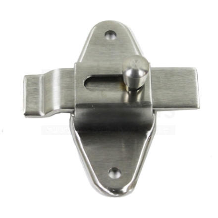 Partition S.S. Slide Latch 3/8" Bar To Door, 3-1/2" Screws