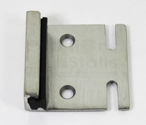 Partition Keeper Flat Stop Cast SS 1-1/2" Screws