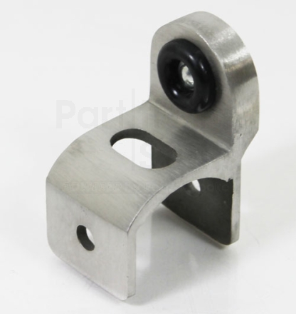 Concealed Latch Keeper Bumper Cast SS 1-1/4" Post Round Edge
