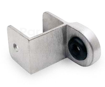 Cast SS Concealed Latch Keeper Bumper Outswing 1-1/4" Sq Edge