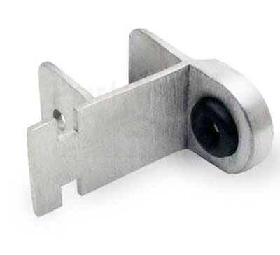 Cast SS Concealed Latch Keeper Bumper Inswing 1-1/4" Sq Edge