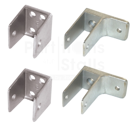 Cast Stainless Steel Panel Bracket Kit One Ear 1"