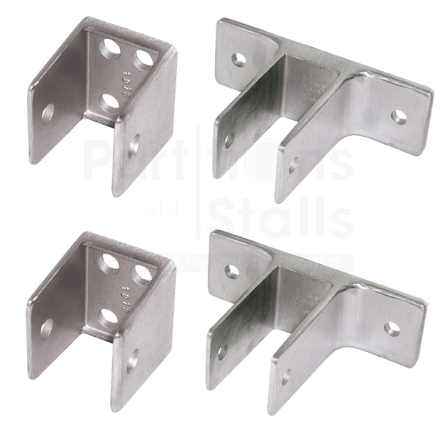 Cast Stainless Steel Panel Bracket Kit Two Ear 1"