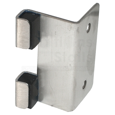 Keeper Stainless Steel For 1" Door, 1-7/8" Between Screws