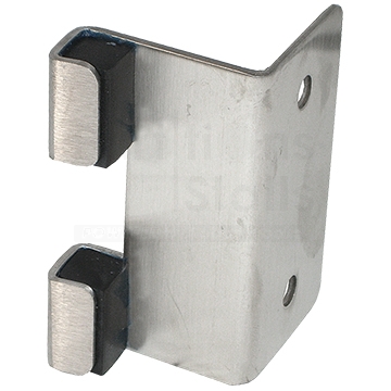 Keeper Stmped Stainless Steel For 3/4" Door, 1-7/8" Between Screws
