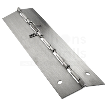 Continuous Hinge Stainless Steel,71-1/2"Lh Inswing,Rh Outswing