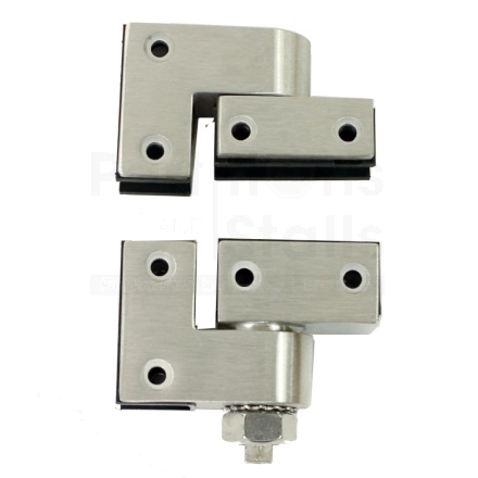 Stainless Steel Heavy Duty Vault Hinge Set, For 3/4" Or 1"