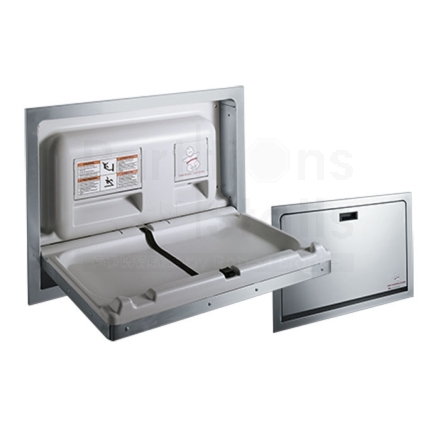 Baby Changing Table SS Recessed