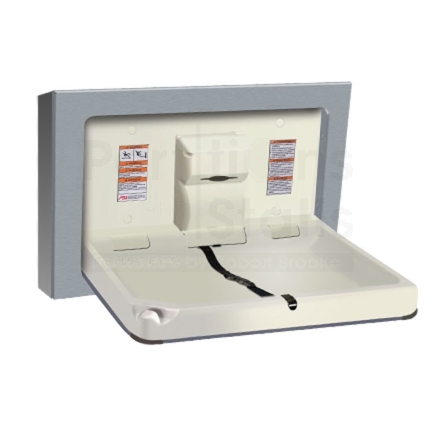 Baby Changing Table SS Surface Mount Horizontal
