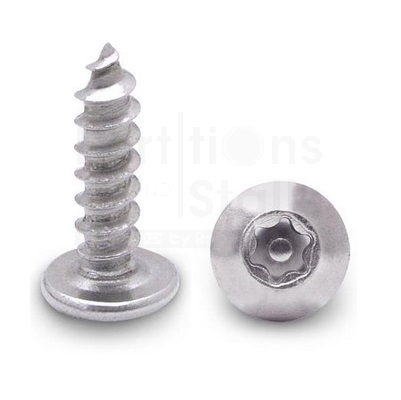 Stainless Steel #10 x 5/8" Long Screw 6 Lobe(T-27)