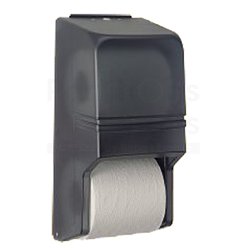 Surface Mount Double Roll Tissue Disp, Dark Translucent