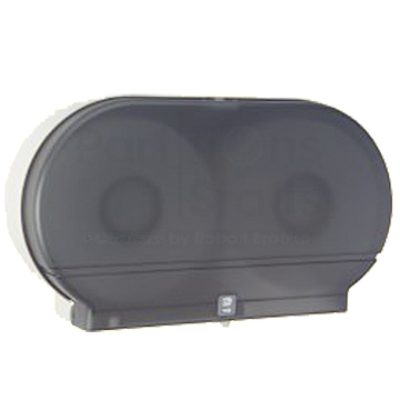 Twin 9" Jumbo Tissue Dispenser White