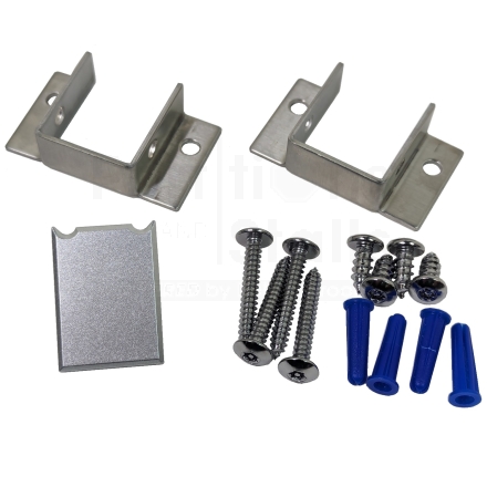 Hadrian Headrail Return Kit Solid Plastic Stalls 1
