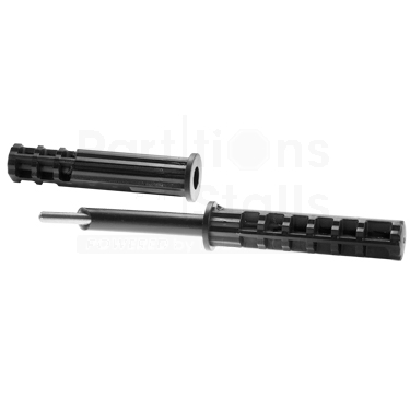 Hiny Hider 8" Top Hinge Repair Kit, Plastic Rod