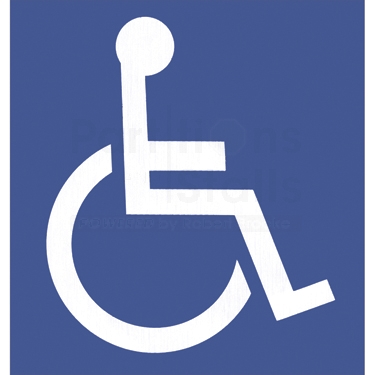 Restroom Handicap Decal