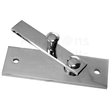 Chrome Plated Ada Throw Latch 3-1/2" Screws