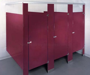Accurate Partition Between Wall Stall Steel